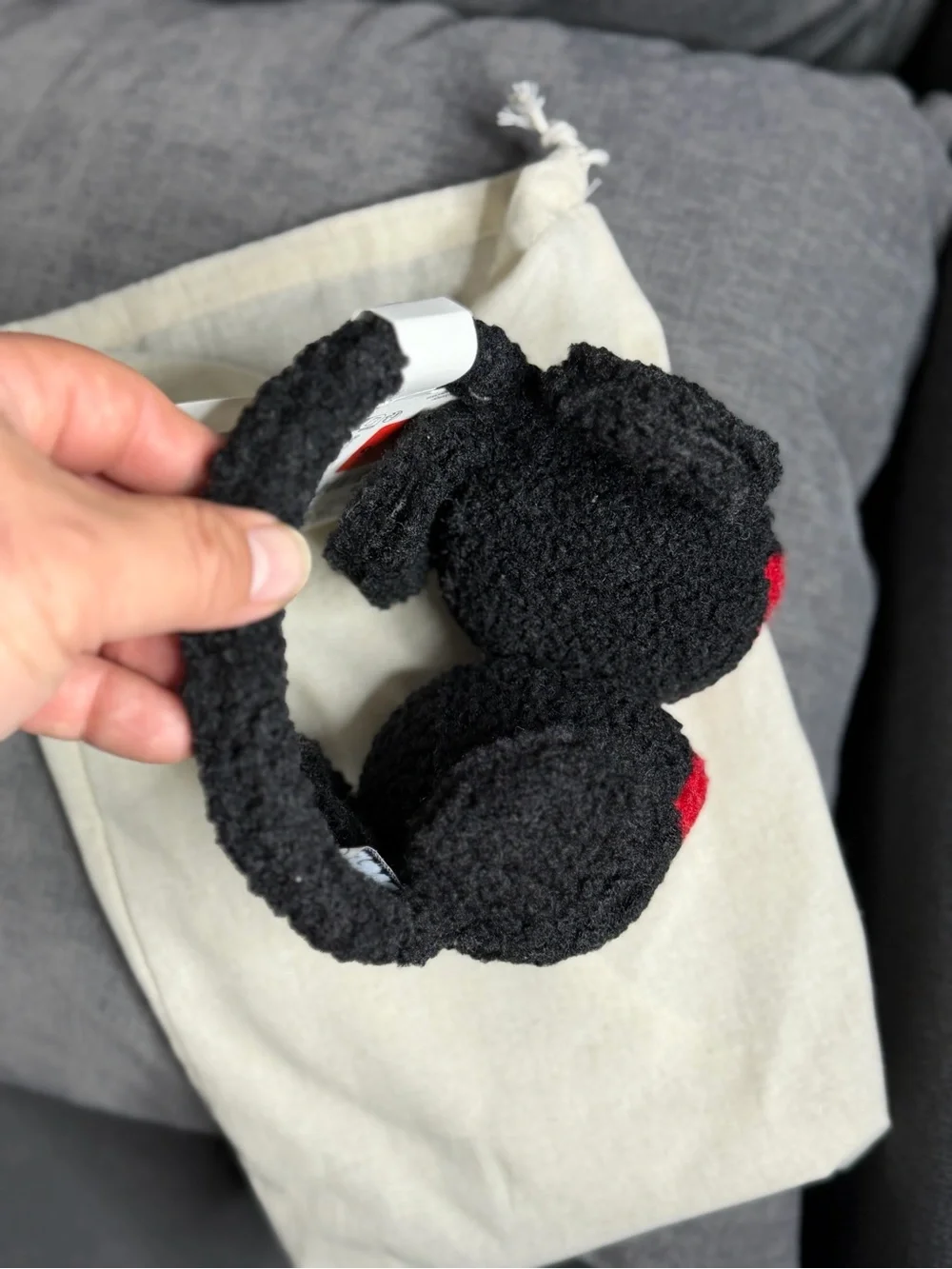 NWT Zara Kids SHEARLING MICKEY MOUSE  DISNEY EARMUFFS 6 - 14